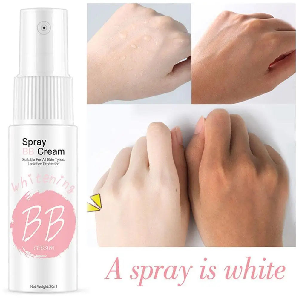 NEW High-end 20ml Whitening Moisturizing Base Spray BB Cream Concealer Brighten Face Concealer Spray Face Base Foundation Cream